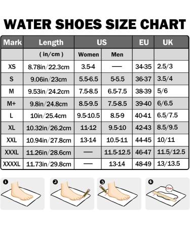 Joto Quick-Dry Aqua Shoes for Women Men & Children - Unisex Beach & Swimming Shoes | 38/39 EU Black - Buy Online on GoSupps.com