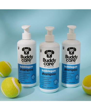 Buy BuddyCare Chewing Gum Dog Shampoo - Deep Cleaning Aloe Vera & B5 Sweet Fragrance | 500ml x3 - Best International Shipping - Buy Online on GoSupps.com