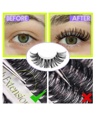 ALICE DIY Lash Clusters - 240PCS Natural 40D D Curl Eyelash Extensions | Faux Mink Individual Lashes (14-20mm - Buy Online on GoSupps.com