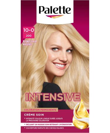 Schwarzkopf - Palette - Permanent Hair Color - Hair Lightener Cream Treatment - Covers 100% of White Hair - Lasts 8 weeks - Natural Light Blonde 200 - Buy Online on GoSupps.com
