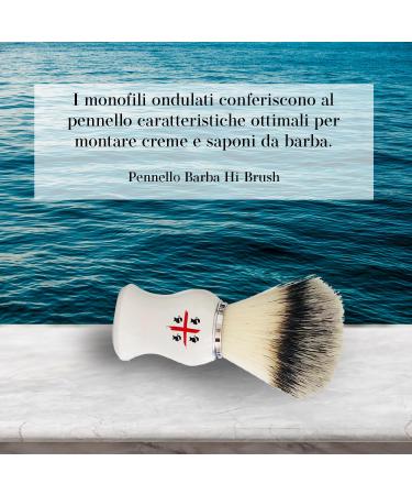 Omega Hi-Brush 4 Mori Professional Shaving Brush Set for Men | Sardinia Asinara Beard Brush - International Shipping Available - Buy Online on GoSupps.com
