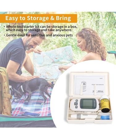 URIT Pet Blood Glucose Meter Kit with 50 Test Strips - Diabetes Monitoring System for Dogs & Cats - Buy Online on GoSupps.com