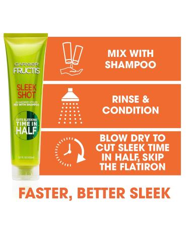 Garnier Fructis Sleek Shot In-Shower Styler 5.1 oz - Smooth & Frizz-Free Hair - Buy Online on GoSupps.com