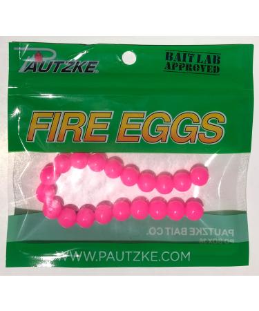 Pautzke Fire Eggs Soft Bait - Pink - Trout