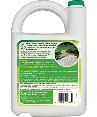 Simple Green Outdoor Pet Odor Eliminator for Artificial Grass & Patio - 1 Gallon - Buy Online on GoSupps.com