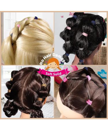 YGDZ 100PCS Baby Hair Ties for Toddler Girls - Multicolor Elastic Ponytail Holders - Buy Online on GoSupps.com