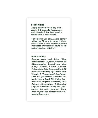 Tree of Life Niacinamide Serum with Hyaluronic Acid - Refine & Balance Skin, Minimize Pores - Dermatologist-Tested - 2 Fl Oz Bonus Size - Buy Online on GoSupps.com