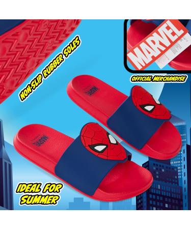 Buy Marvel Sandals for Kids | Official Children s Beach & Bathing Shoes - Red & Blue EU 31 - Buy Online on GoSupps.com