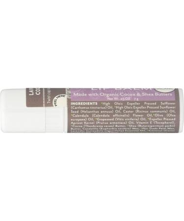 Soothing Touch Lavender Coconut Lip Balm - 0.25 oz | Moisturizing & Natural Care - Buy Online on GoSupps.com