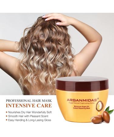 Hair Mask for Dry Damaged Hair Treatment Instant Repair Mask Moroccan Argan Oil Moisturizing Deep Conditioner Hair Treatment Mask for - Buy Online on GoSupps.com