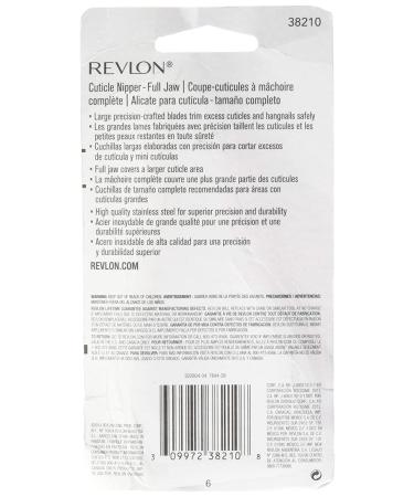 Revlon Cuticle Nipper - Full Jaw for Precise Cuticle Trimming - Buy Online on GoSupps.com