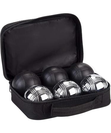 Engelhart Boules Set - 6 Pieces Black/Silver | Premium Garden & Outdoor Games - Buy Online on GoSupps.com