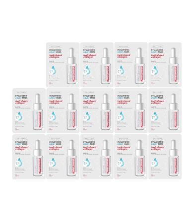 Hyaluronic Aqua Plus Essence Facial Sheet Mask - 14 Sheets Combo | 2 Weeks Set for Hydrated Skin - International Shipping Available - Buy Online on GoSupps.com