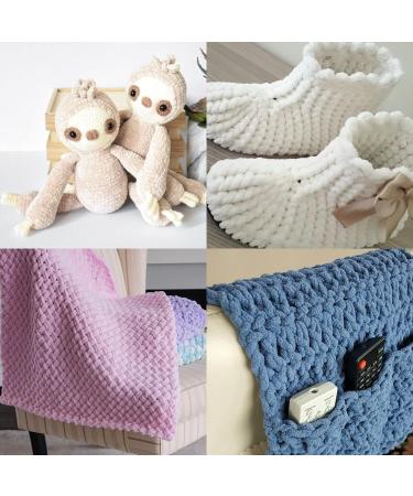 FINECE Soft Velvet Chenille Yarn for Crocheting - Light Camel | 100g (132yds) | Baby Blanket Knitting & Craft Amigurumi Yarn - Buy Online on GoSupps.com