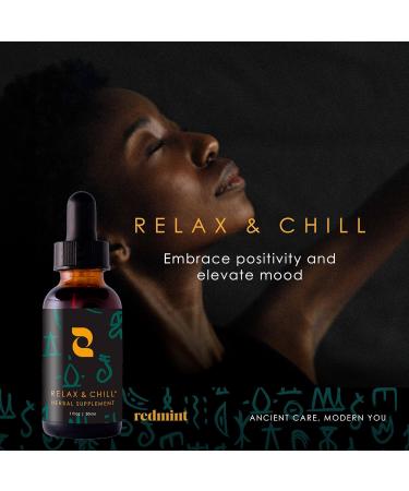 Redmint Relax & Chill Herbal Tincture | Natural Mood Support and Calmness Herbal Supplement for Women Wellness | Rooted in Ancient TCM Wisdom with Xiao Yao San to Promote Relaxation & Peace| 30 ml - Buy Online on GoSupps.com