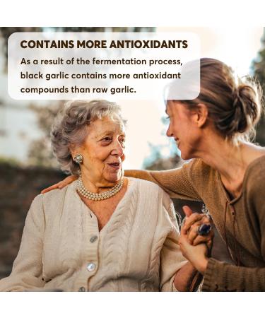 SUNGIVEN Organic Black Garlic Single Clove - 100% USDA Organic, High Antioxidants, Ready to Eat - 8.81 oz (250 g) - Buy Online on GoSupps.com