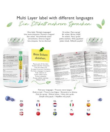 Vegan Hyaluronic Acid - 500 mg of hyaluronic acid - 180 capsules for 6 months - 500-700 kDa - Fermented High Dose Plant - No Additives - Buy Online on GoSupps.com