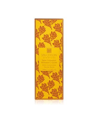 SPA CEYLON True Turmeric Vitamin C Glow Facial Balm - Deep Cleansing for Normal to Dry Skin | Ayurvedic Remedy for Blemished Pigmented & Uneven Skin - International Shipping - Buy Online on GoSupps.com