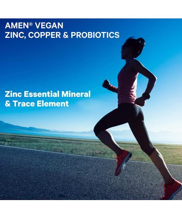 Zinc & Copper Supplement + Probiotics 3 Months Supply - 50mg Zinc Picolinate Pills - Essential Minerals, 2 Billion CFUs Probiotic - Vegan & Non-GMO - 90 Capsules - Buy Online on GoSupps.com