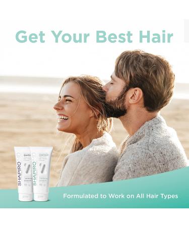 Shapiro MD DHT Fighting Vegan Hair Loss Shampoo & Conditioner | Dermatologist Developed for Thinning Hair | Promotes Healthy, Fuller Looking Hair | 2-Month Supply - Buy Online on GoSupps.com