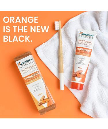 Himalaya Whitening Antiplaque Toothpaste with Turmeric & Coconut Oil - Mint Flavor, 4 oz - Buy Online on GoSupps.com