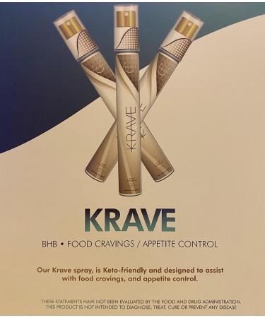 KRAVE NVisionU BHB Food Cravings Appetite Control Spray - Buy Online on GoSupps.com