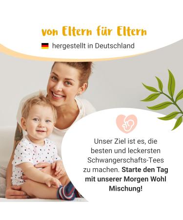 Good Morning Mommy - Organic Pregnancy Tea for 1st Trimester with Ginger Mint & Women's Herbs | PregniVital - International Shipping - Buy Online on GoSupps.com