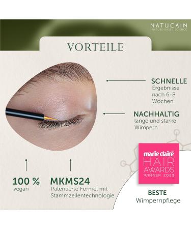 Test Winner Hormone-Free Eyelash Serum | Natural Lash Growth | Fuller Longer Lashes | Made in Germany - Buy Online on GoSupps.com
