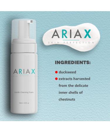AriaX Premium Gentle Cleansing Foam 5 oz - Best International Shipping | Gentle Cleanser for All Skin Types - Buy Online on GoSupps.com