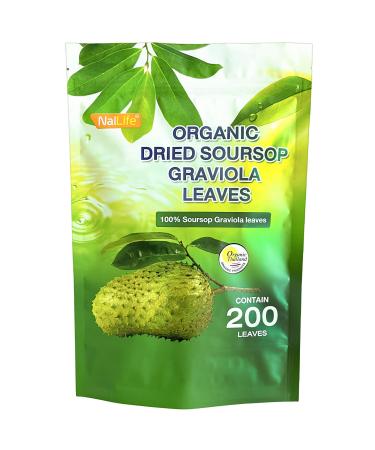 NalLife ORGANIC Soursop Graviola Leaves for Tea 200 Leaves