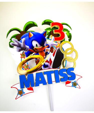 Sonic themed cake topper - Buy Online on GoSupps.com