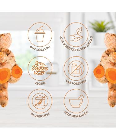 Buy Monte Nativo Turmeric Powder 500g - Ayurvedic Dietary Supplement for Golden Milk - Ground Curcuma from India - International Shipping Available - Buy Online on GoSupps.com