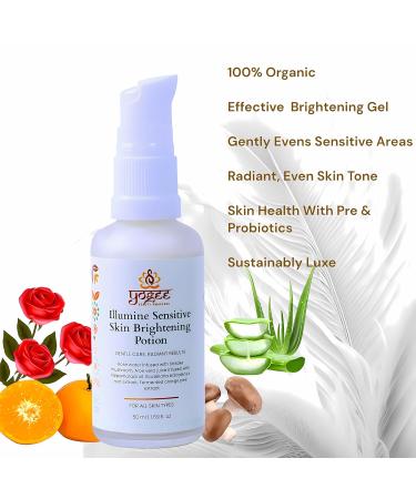 YOGEE Illumine Sensitive Skin Brightening Potion - Natural Radiance for Sensitive Skin | Buy Internationally - Buy Online on GoSupps.com