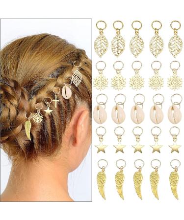 Dreadlocks Hair Jewelry: 140pcs Aluminum Hair Cuffs, Rings, Shell Accessories for Women - Loc Clips & Pendants, Braid Decor - Buy Online on GoSupps.com