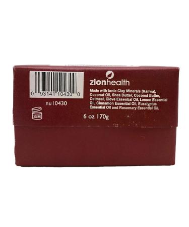 Adama Minerals Ancient Clay Natural Soap - Grave Robber Oil by Zion Health | 6 oz | Organic Skin Care & Eco-Friendly Cleansing - Buy Online on GoSupps.com