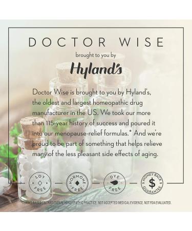 Hyland's Naturals Menopause Relief Tablets for Fatigue, Hot Flashes & Night Sweats | Doctor Wise Energy Blend | 68 Quick-Dissolve Homeopathic Tablets - Buy Online on GoSupps.com