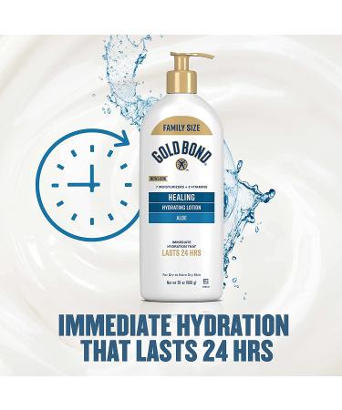 Gold Bond Healing Skin Therapy Lotion 20 oz - Non-Greasy & Hypoallergenic - Buy Online on GoSupps.com