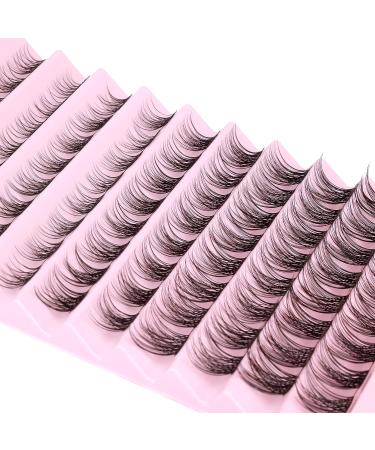 Lash Clusters Eyelashes Extension DIY CC Curl Natural Wispy Cluster Lashes - 80 Clusters | GVEFETIEE - Buy Online on GoSupps.com