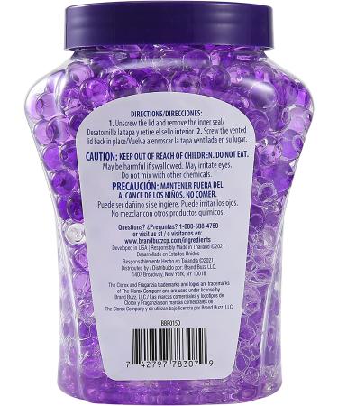 Clorox Fraganzia Lavender Eucalyptus Air Freshener Gel Beads 12oz - Car & Home Scented Air Care Crystals - Buy Online on GoSupps.com