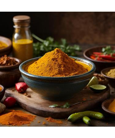 Organic Kurkuma Powder - Raw Vegan Turmeric Powder | Pureeraw 110g (2x55g) - Ayurvedic Herbs & Spices - Buy Online on GoSupps.com