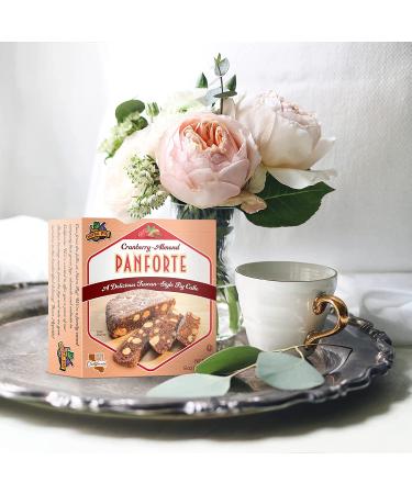 Traditional Italian Nutra Fig Fruitcake with Figs, Cranberries, and Almonds - Gluten Free & Kosher Tuscan Panforte Holiday Cake - 8 oz - Buy Online on GoSupps.com