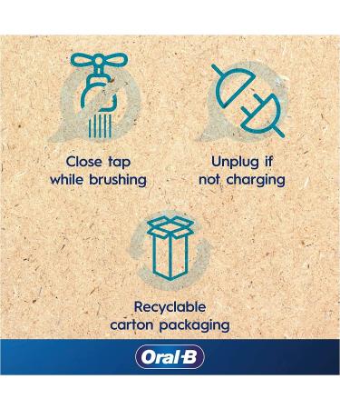 Oral-B Pro 3 Electric Toothbrush with Charcoal Infused Bristles | 3 Modes Teeth Whitening | Christmas Gift for Him/Her | 2 Pin UK Plug | 3000 Black - Buy Online on GoSupps.com