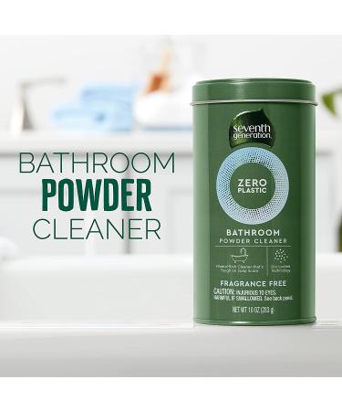 Seventh Generation Zero Plastic Bathroom Cleaner Powder - Fragrance Free - Unscented - 10 Oz - Buy Online on GoSupps.com