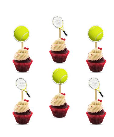 Seyal Tennis Cupcake topper