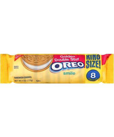 OREO Double Stuf Golden Vanilla Sandwich Cookies - 10 King Size Snack Packs - Buy Online on GoSupps.com