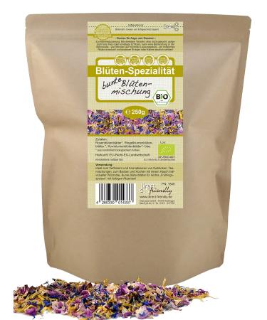 Direct & Friendly |Organic colored flower mixture |250 G |Colorful dining blossom mixt