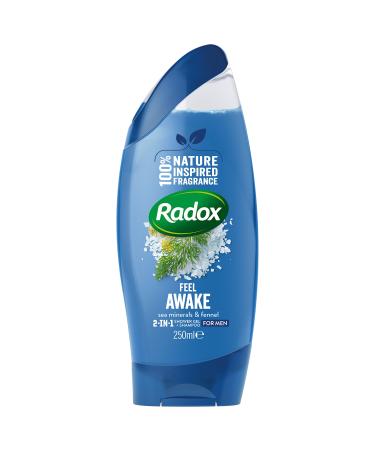 Radox Feel Good Fragrance 2 in 1 Shower and Shampoo (6 x 250ml) 250 ml (pack of 6)