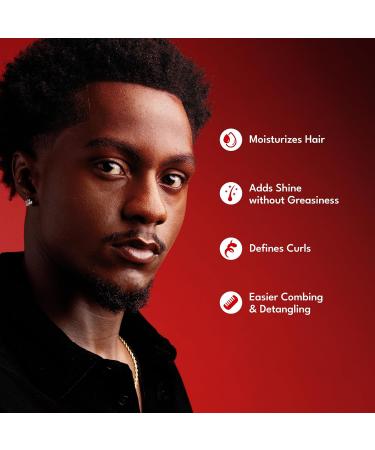 Strong Roots Men Texture Curl Cream - Flexible Hold & Moisturizing Curl Enhancer with Jamaican Black Castor Oil | Anti-Frizz & Easy to Style - Buy Online on GoSupps.com