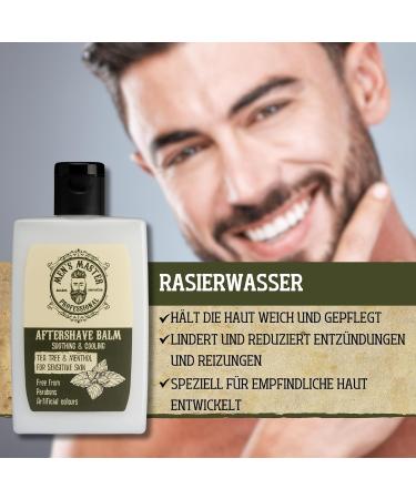 Men's Master 3-Part Razor Gift Set | Moisturizing Shaving Foam | Aftershave Balm | Anti-Aging Facial Care | Perfect Gift for Him - Buy Online on GoSupps.com