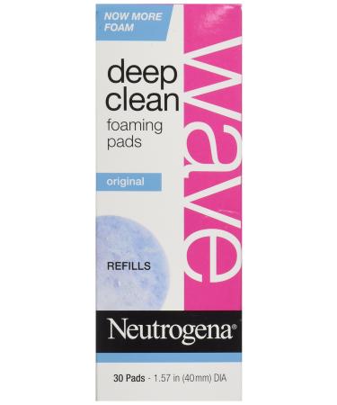 Neutrogena  Wave Deep Clean Foaming Refill Pads  30 ct